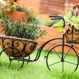 Цветно легло от велосипед в страната - как сами да направите композиция